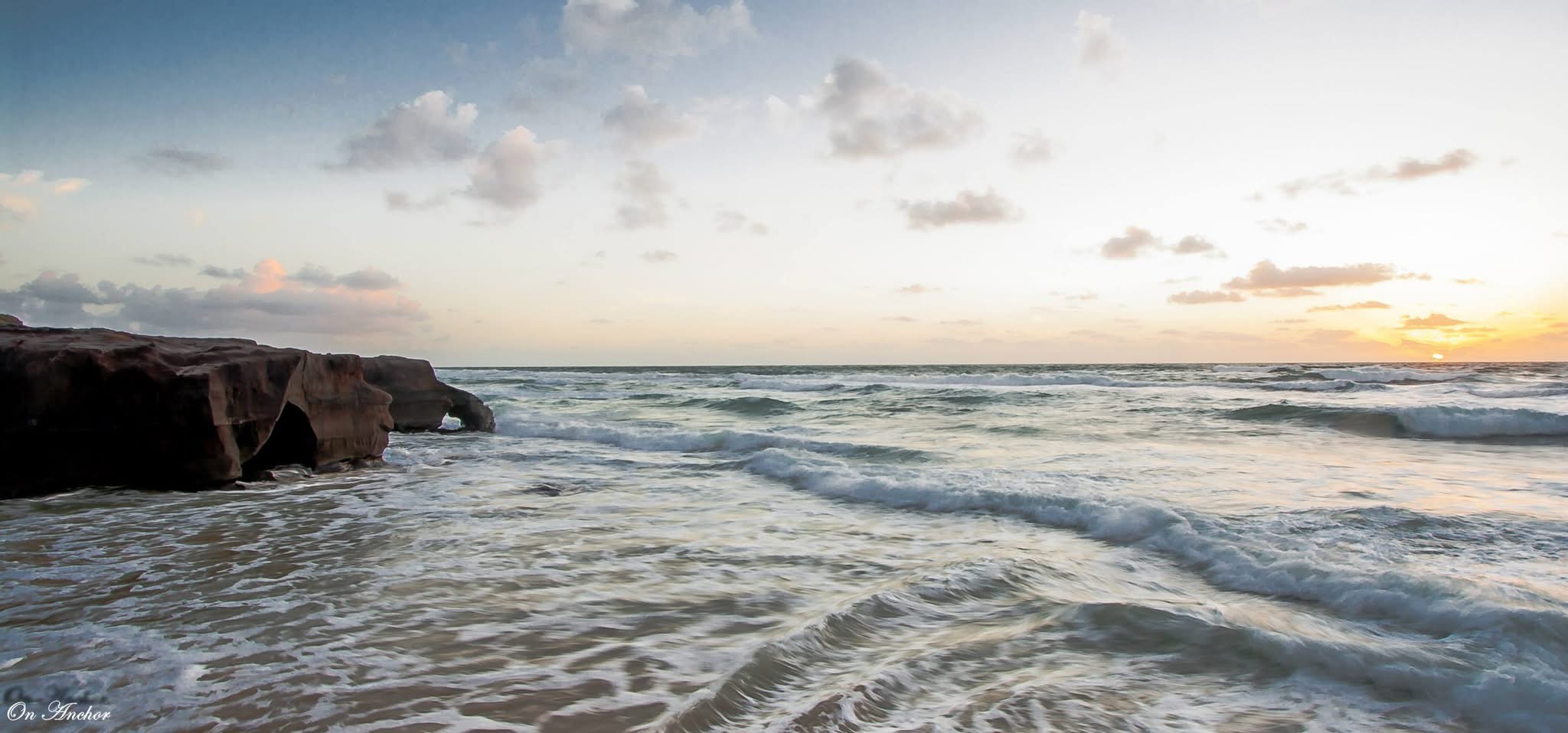 Byron Bay coast at sunrise